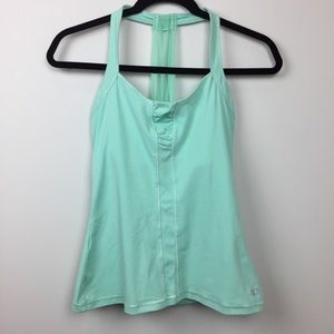 Alo Yoga Mint Turquoise Tank with Built-in Bra XS